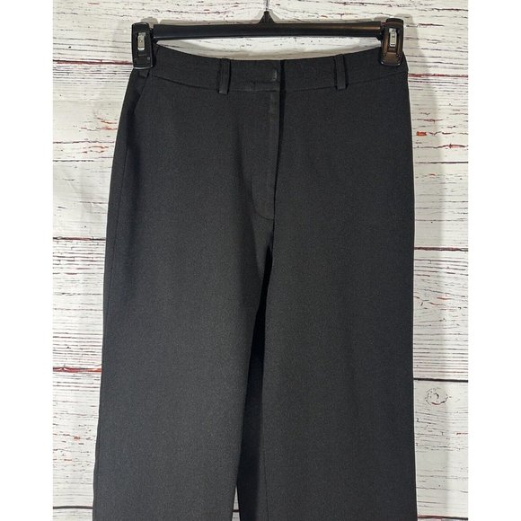 Cintas Black Work Uniform Dress Pants Womens Sz 0 Polyester Flat Front High Rise - Picture 5 of 9
